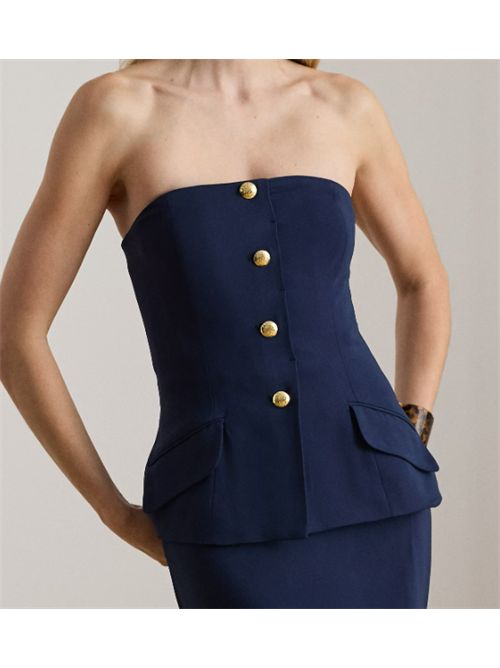 CADY STRETCH LONG DRESS LAUREN RALPH LAUREN | 253P13287001REFINED NAVY